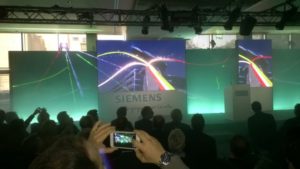 Inaugurazione della nuova sede centrale della Siemens